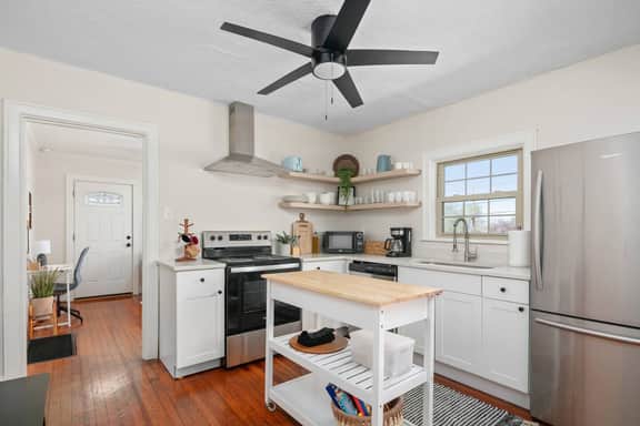 Centrally Located Bungalow | Outdoor Fireplace